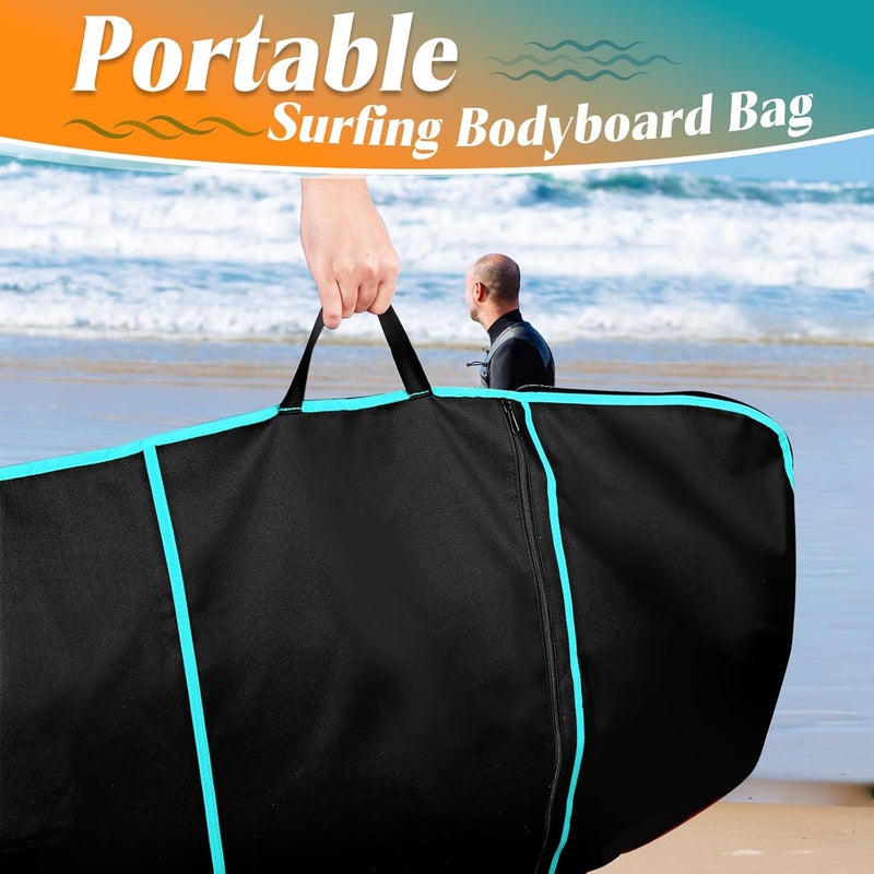 Dawitrly Surfboard Bag, Surfboard Cover Bodyboard Carry Bags, 48 * 26 inch Paddleboard Bag with Handle Carrying Strap, Double Zipper and Storage Pocket for Outdoor Travel - Image 2